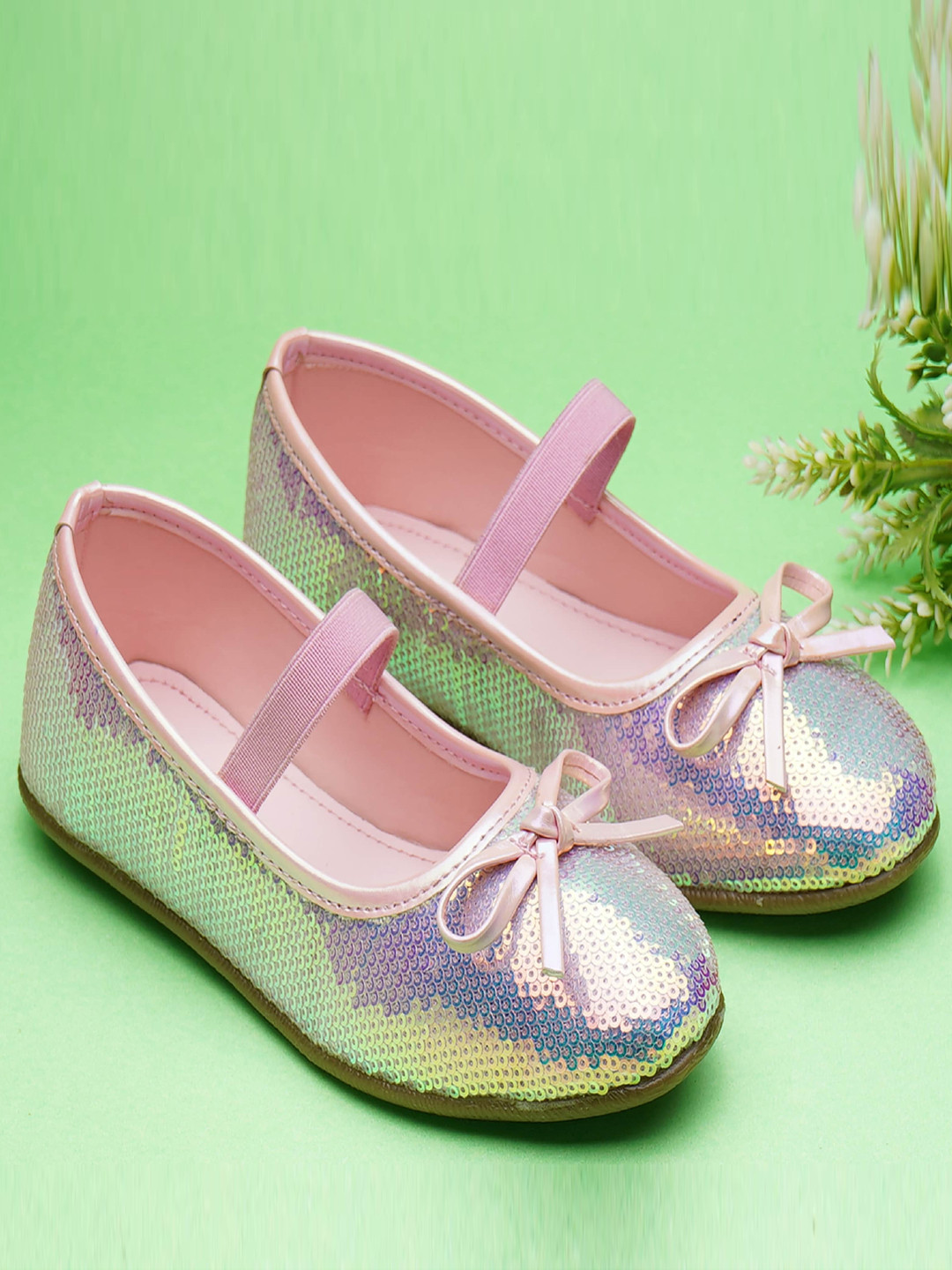 BOYZ N GALZ Girls Embellished Party Mary Jane With Bows