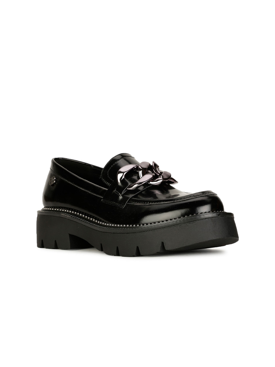Bata Women Embellished Heeled Loafers
