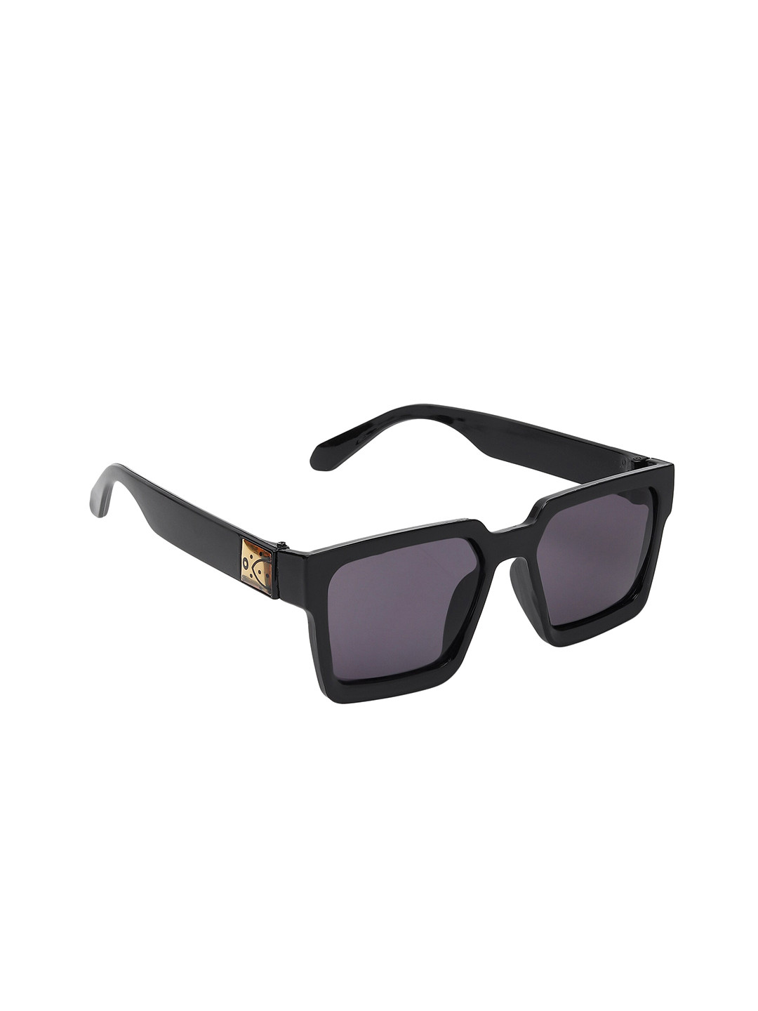 GARTH Square Sunglasses With UV Protected Lens GART_GRYBLK_JM