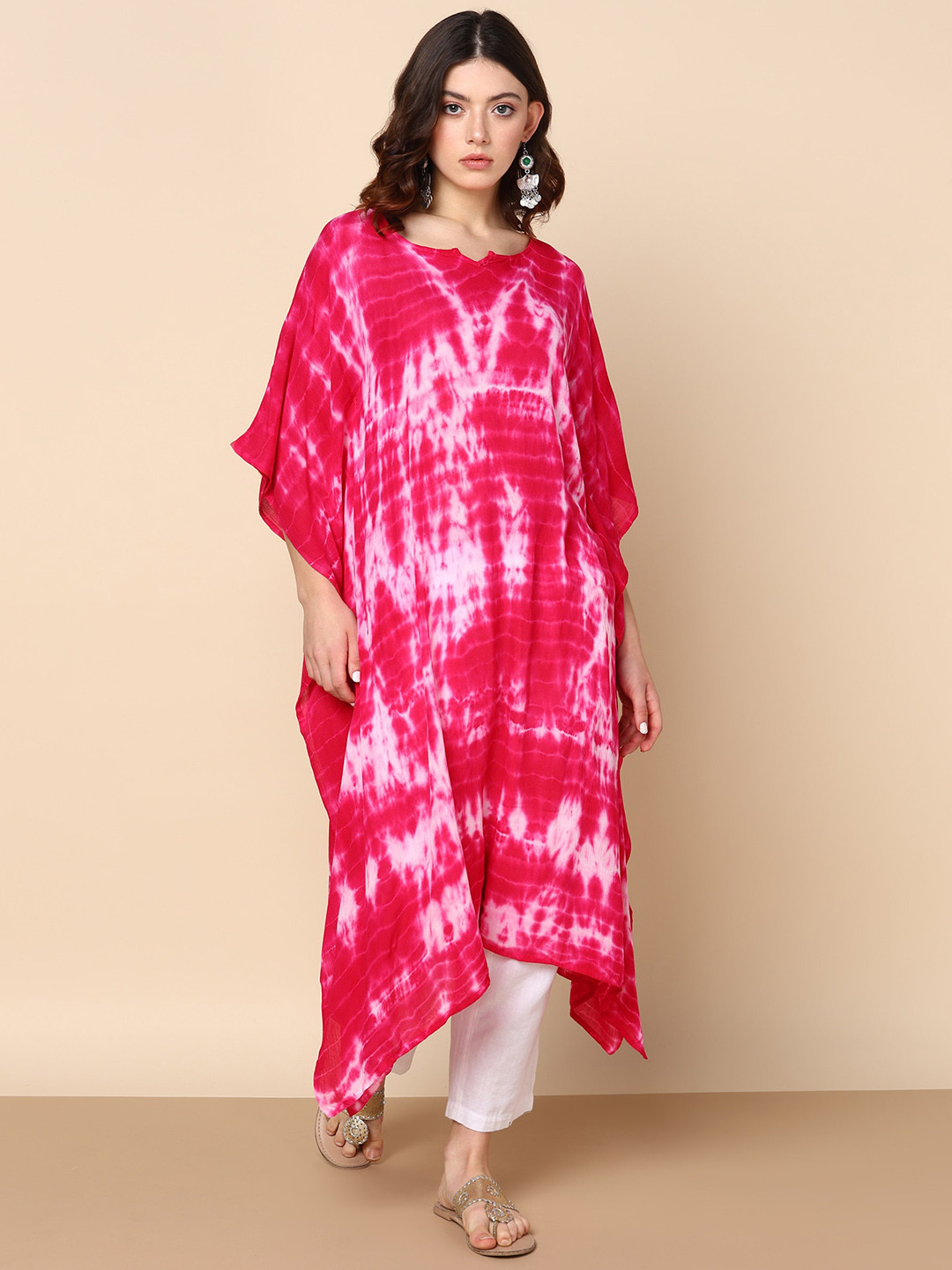 Maaesa Tie & Dye Kaftan Kurta