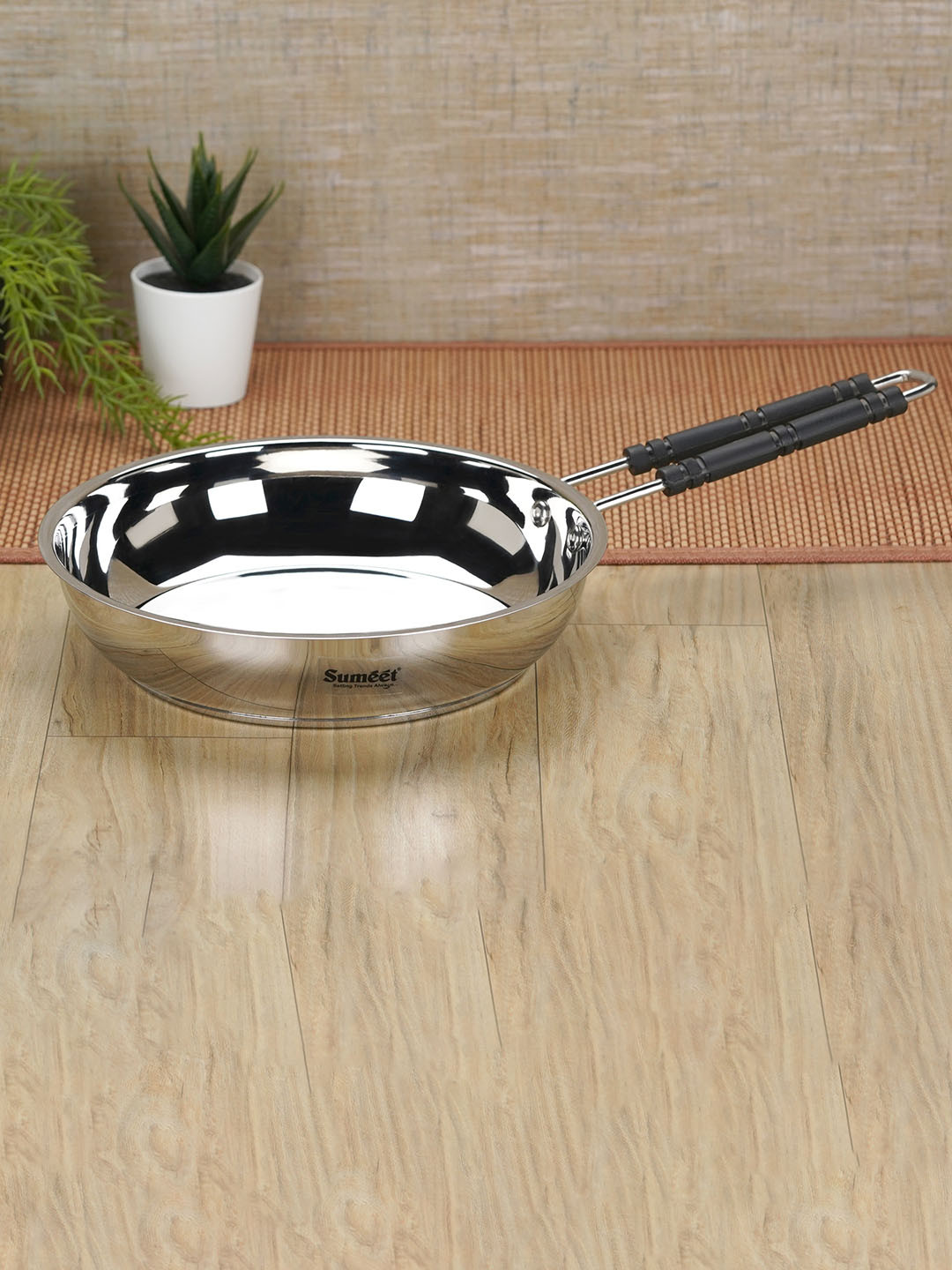 Sumeet Stainless Steel Frying Pan