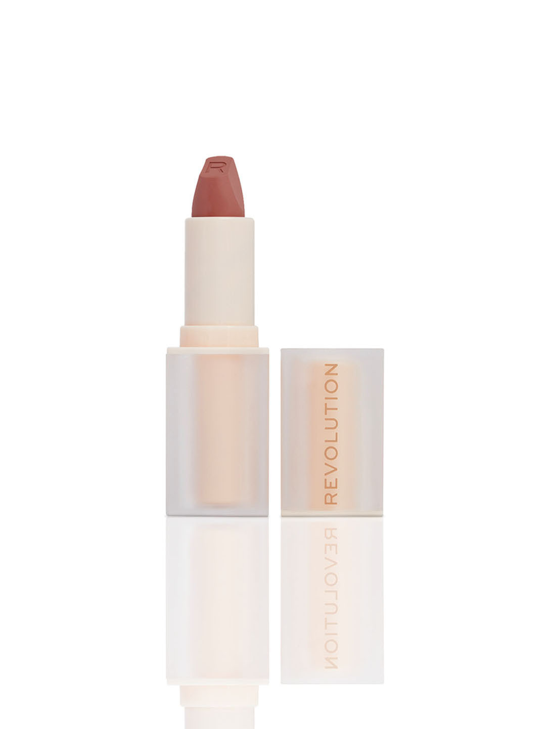 Makeup Revolution London Lip Allure Smudge-Proof Soft Satin Lipstick - Wifey Dusky Pink