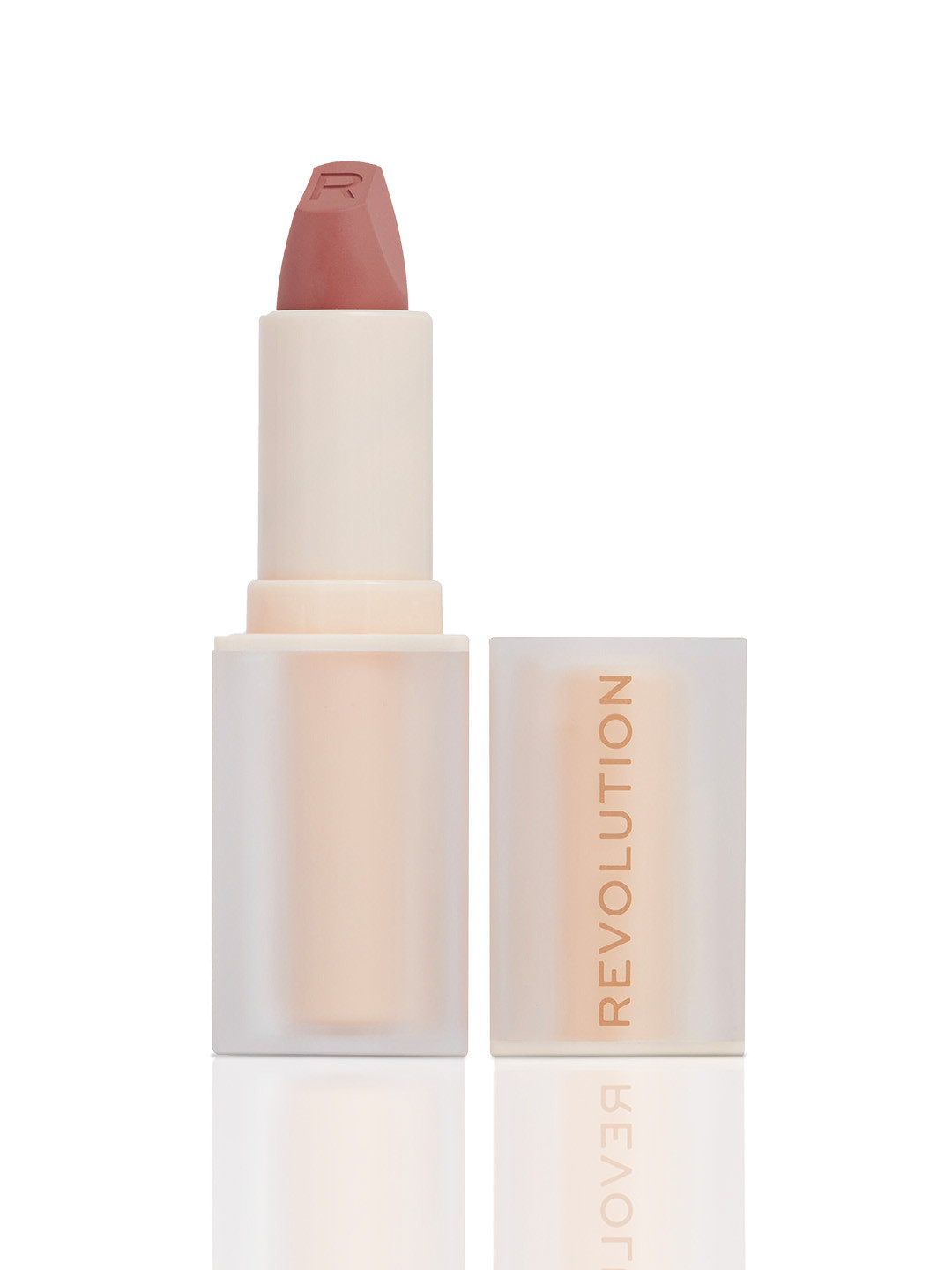 Makeup Revolution London Lip Allure Smudge-Proof Soft Satin Lipstick - Brunch Pink Nude