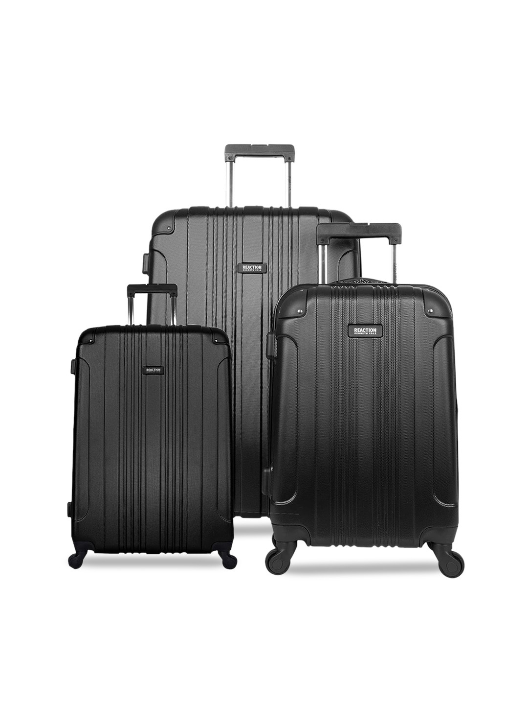 Kenneth Cole Set Of 3 Reaction Out of Bounds Hard-Sided Trolley Suitcase