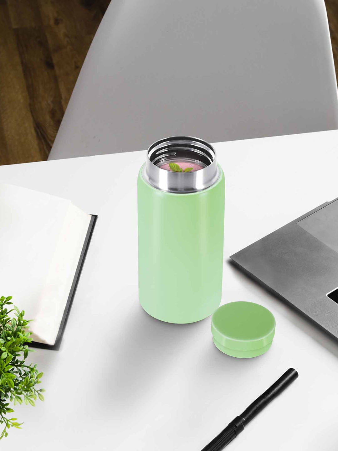 Milton Minimate 200 Light Green Thermosteel Insulated Water Bottle 190 ml