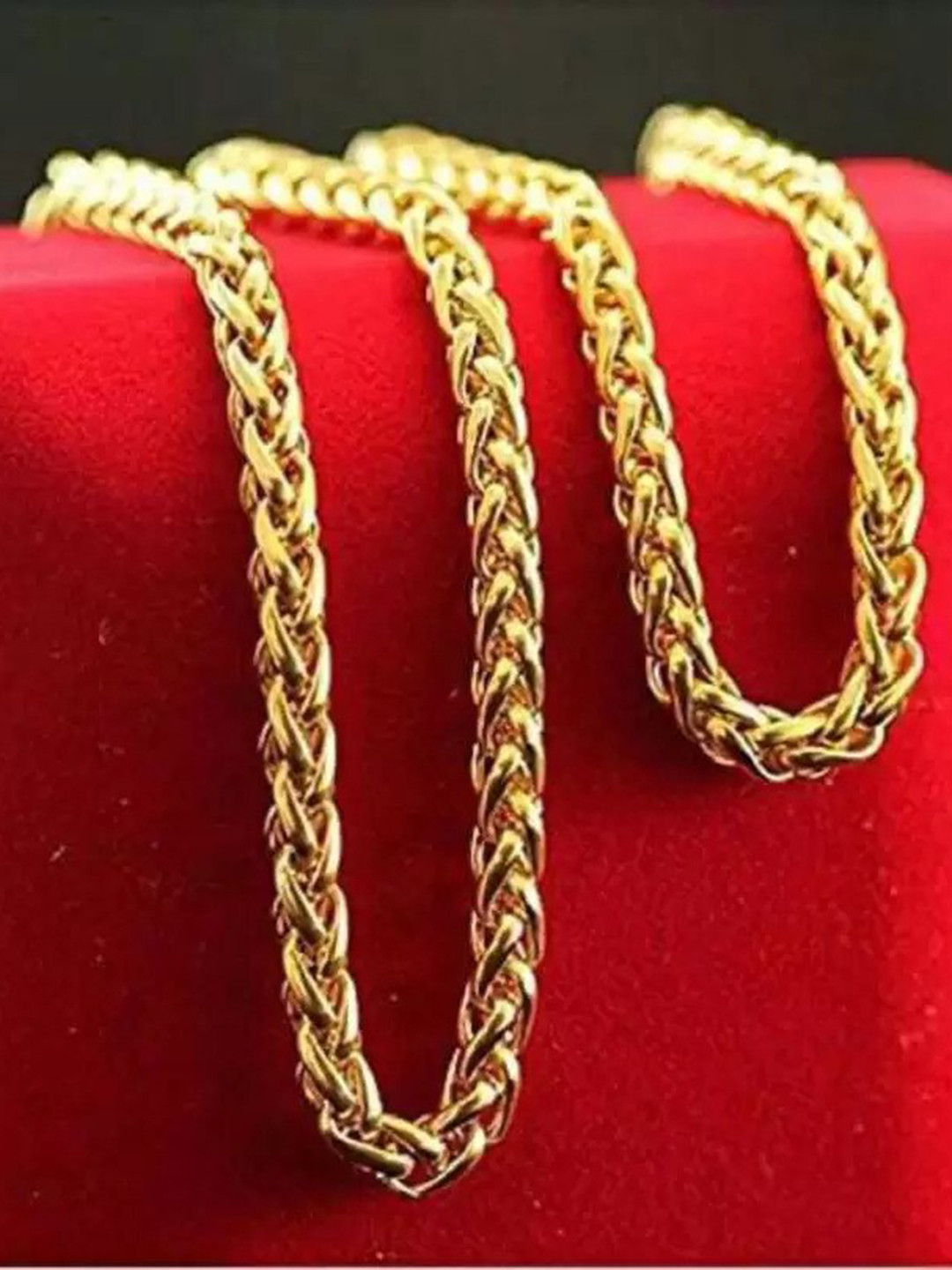 KRYSTALZ Men Gold-Plated Chain