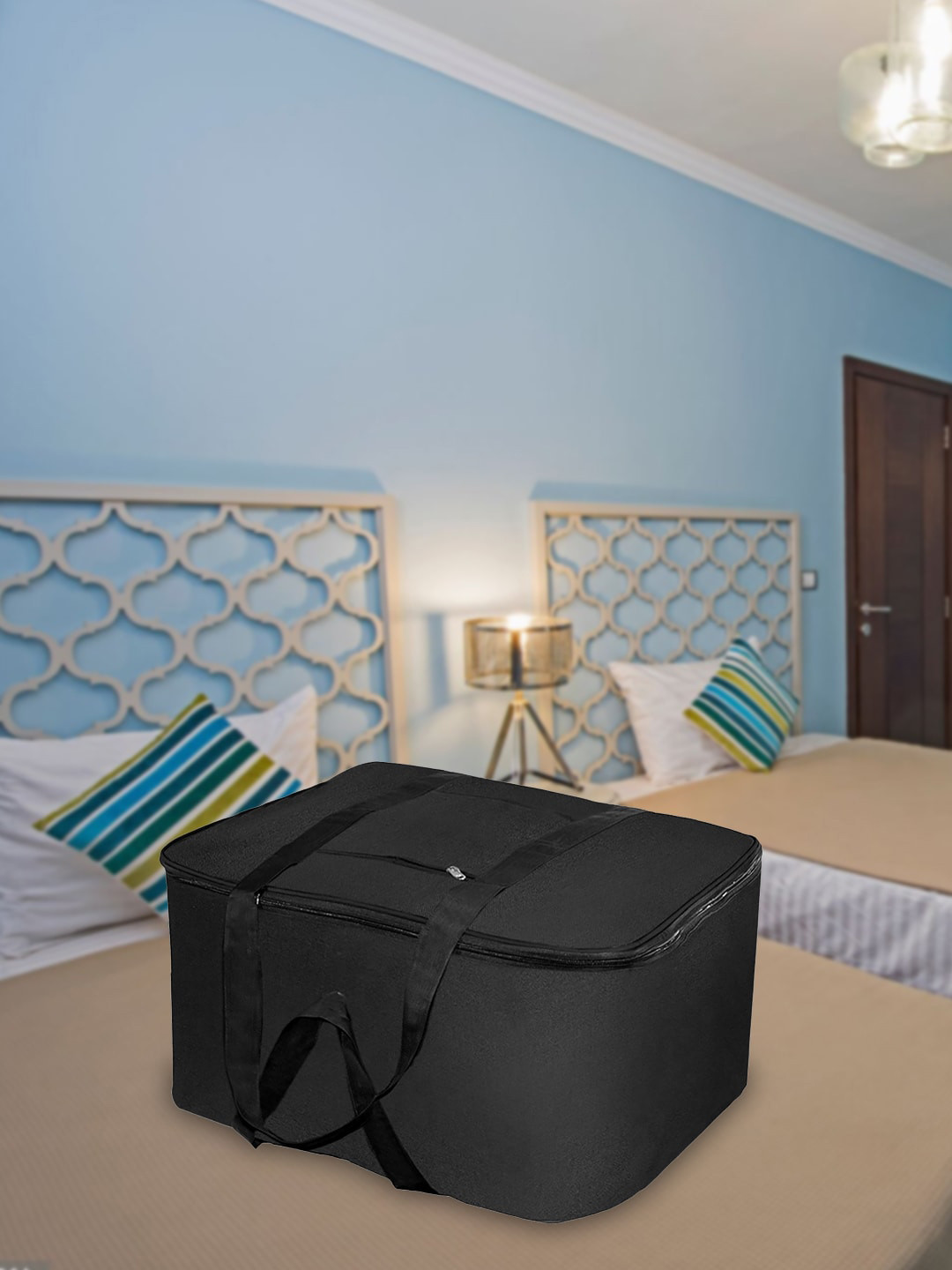 Kuber Industries Black Moisture Proof Wardrobe Organisers