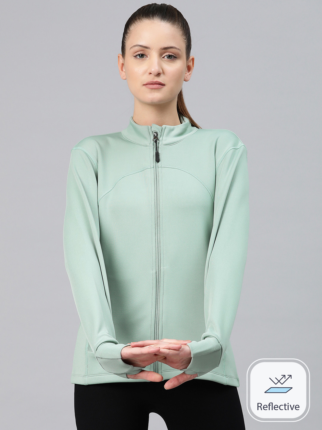 Alcis Women Energy Rush Sweatshirt with Reflective Detail