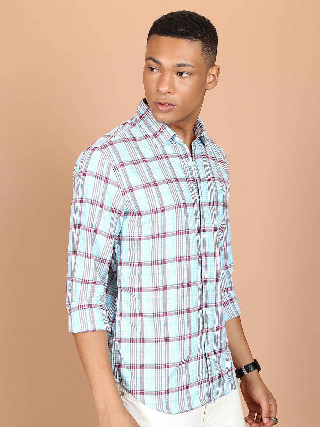 KETCH Checked Cotton Shirt