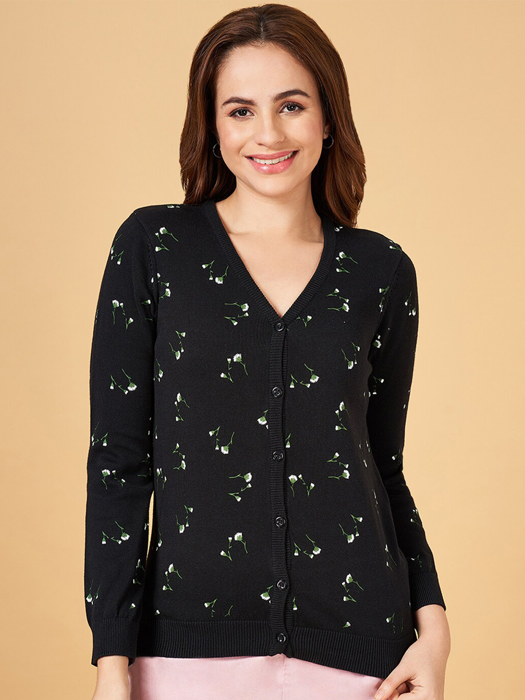 Honey by Pantaloons Floral Printed Cardigan