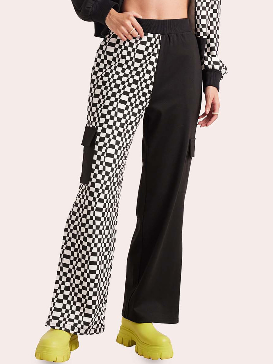 Muvazo Checked Long Sleeves Moda - Maze Co-ord Set