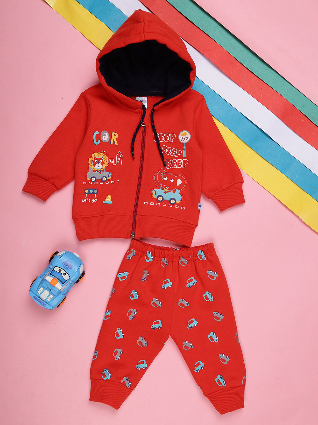 V-Mart Infant Kids Conversational Printed T-shirt with Pyjamas