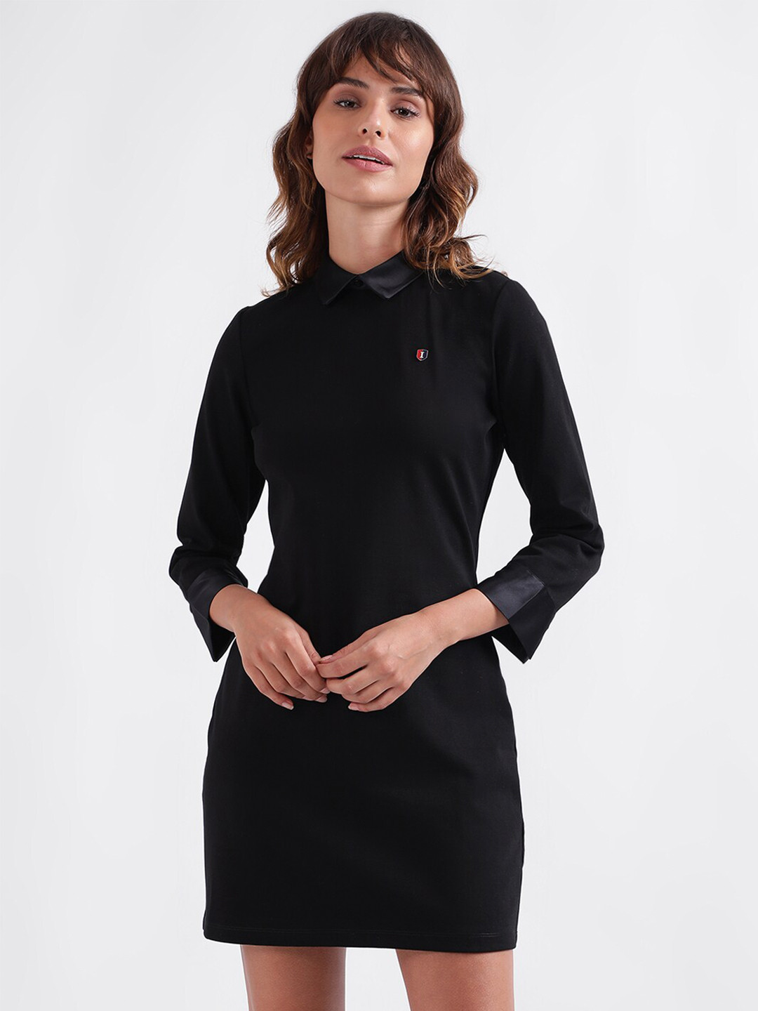 Iconic Shirt Collar Sheath Dress