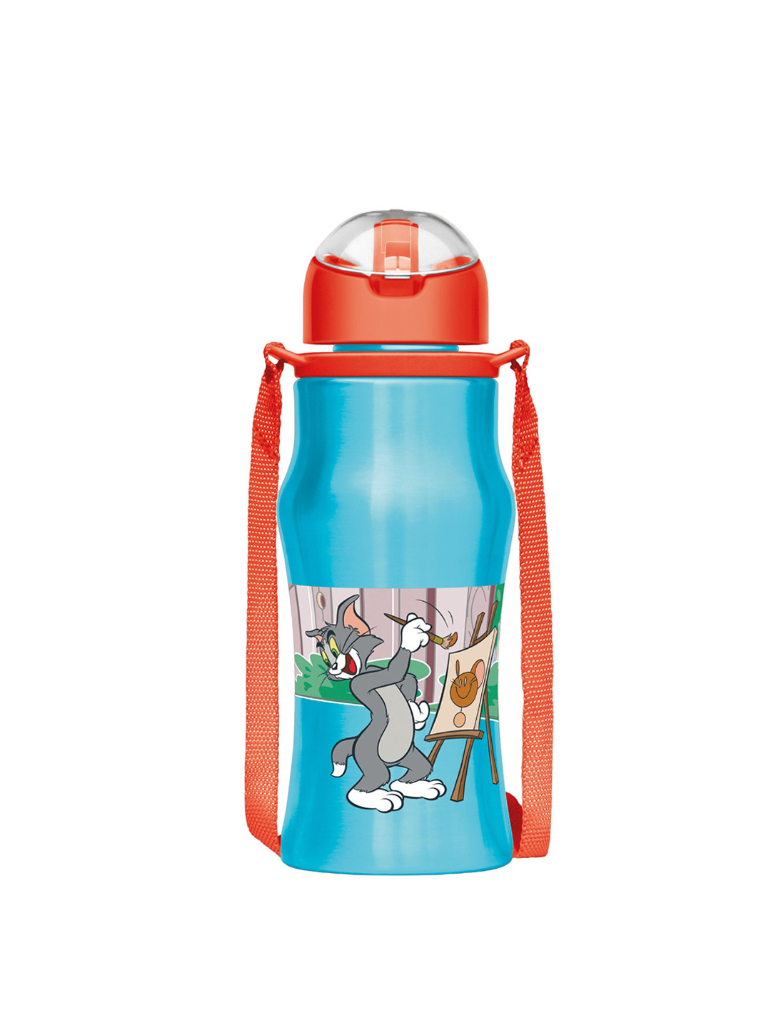 Milton Sipmate 450 Cartoon Characters Stainless Steel Spill Proof Water Bottle - 415ml