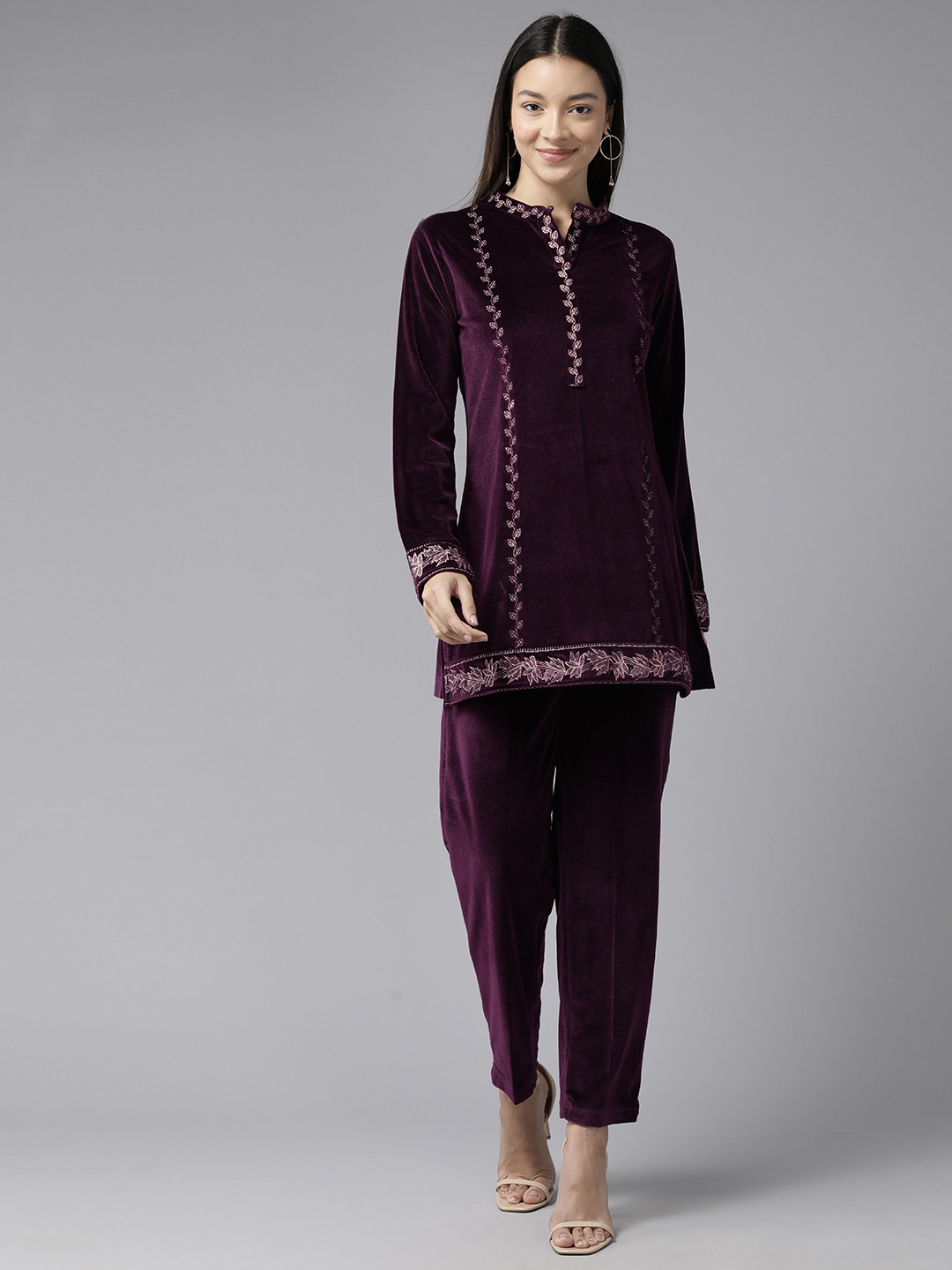 Cayman Embroidered Ethnic Co-Ords