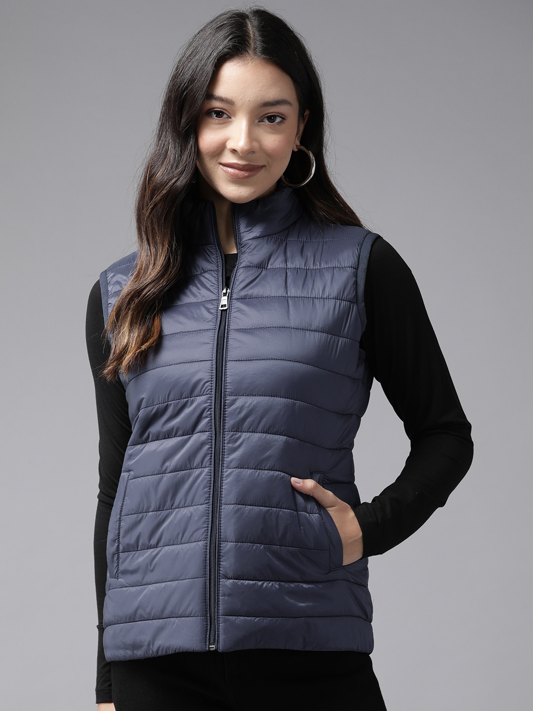Cayman Women Solid Outdoor Quilted Jacket