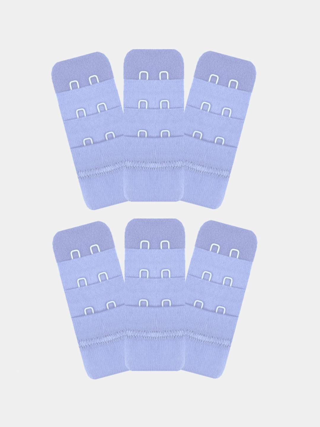 Inner Sense Set Of 6 Hook & Eye Bra Extenders