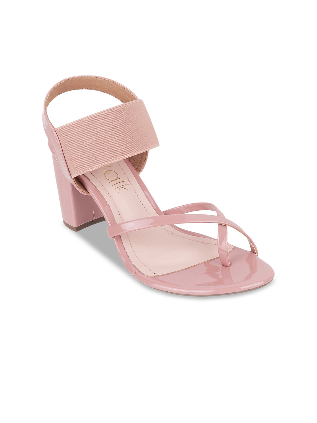 Catwalk One Toe Block Heels With Backstrap
