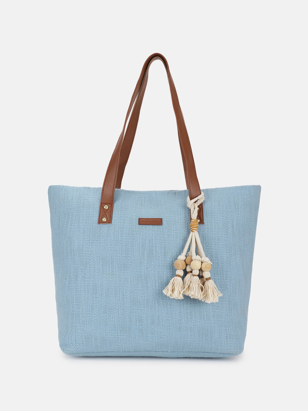 Maisha Structured Fabric Shoulder Bag