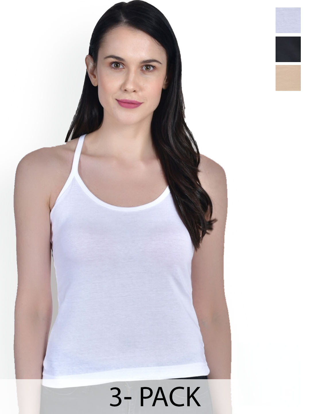 Aimly Pack of 3 Cotton Camisoles