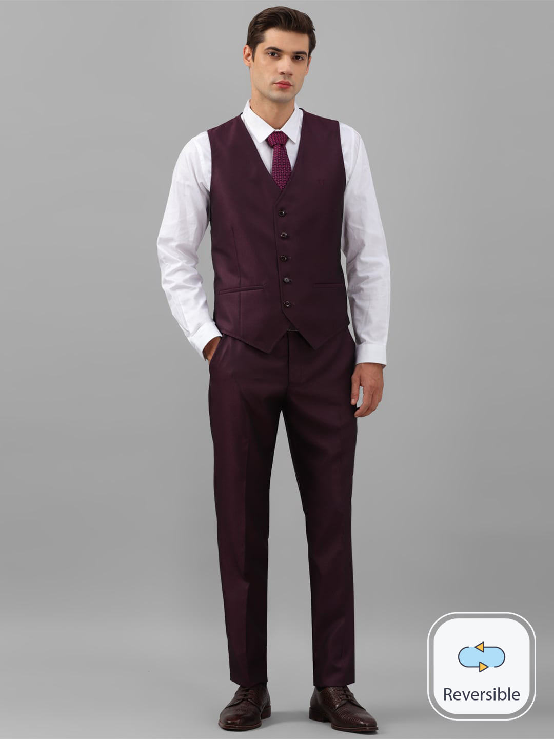 Allen Solly 3 Peice Single Breasted Slim Fit Formal Suit
