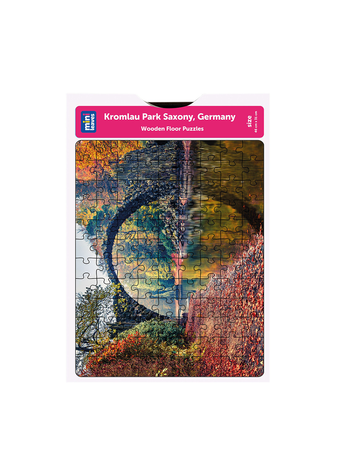 Mini Leaves Kids Kromlau Park 108 Pieces Puzzle Development Toy