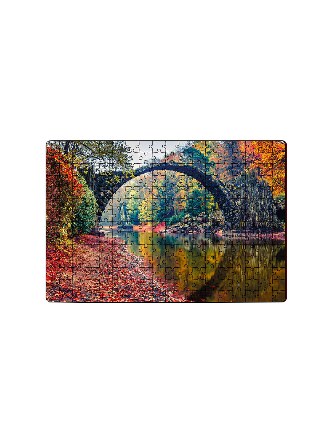 Mini Leaves Kids Kromlau Park & Saxony Germany 252 Pieces Wooden Puzzles