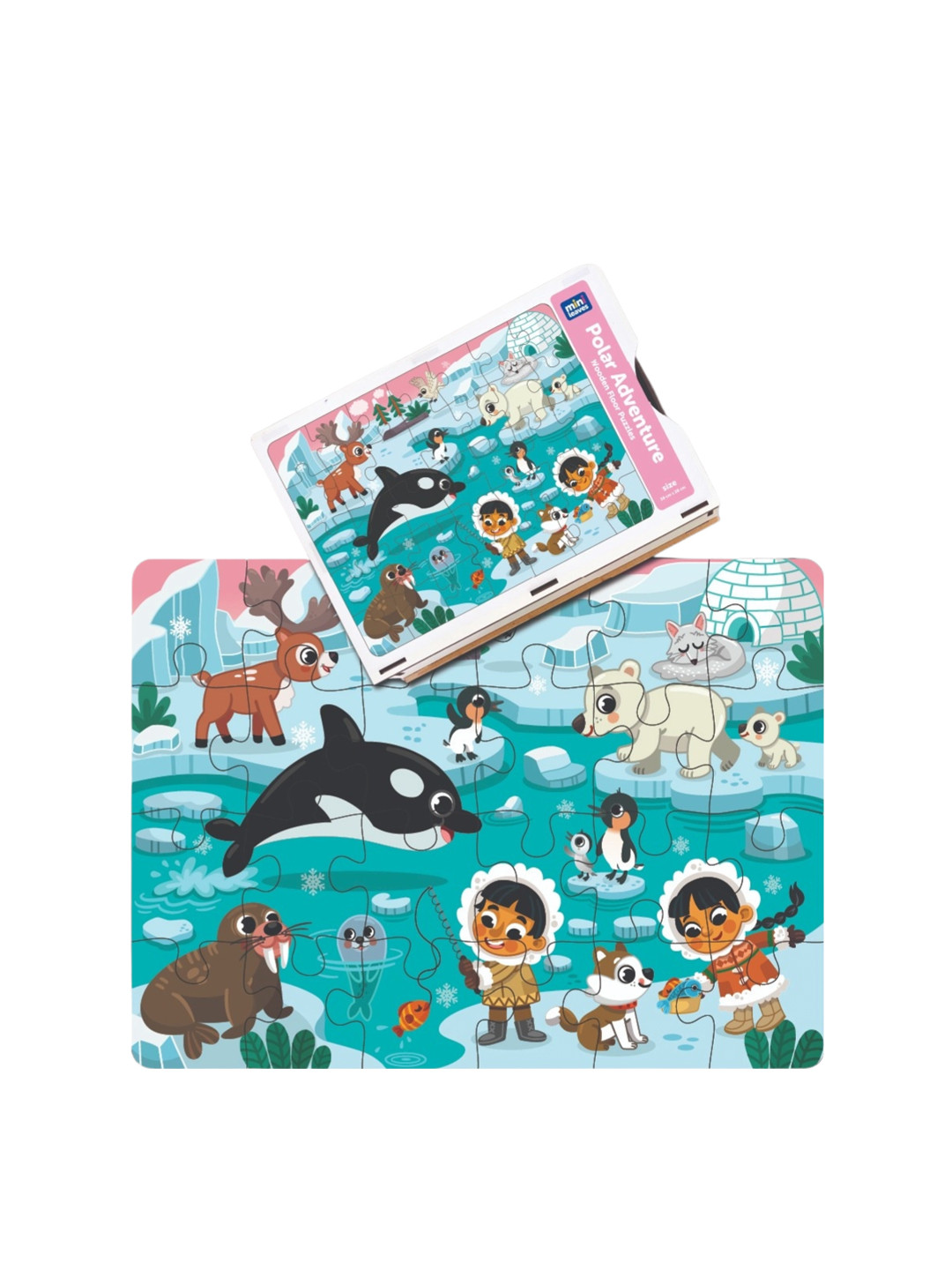 Mini Leaves Kids Kindness Jumbo Puzzle Development Toy