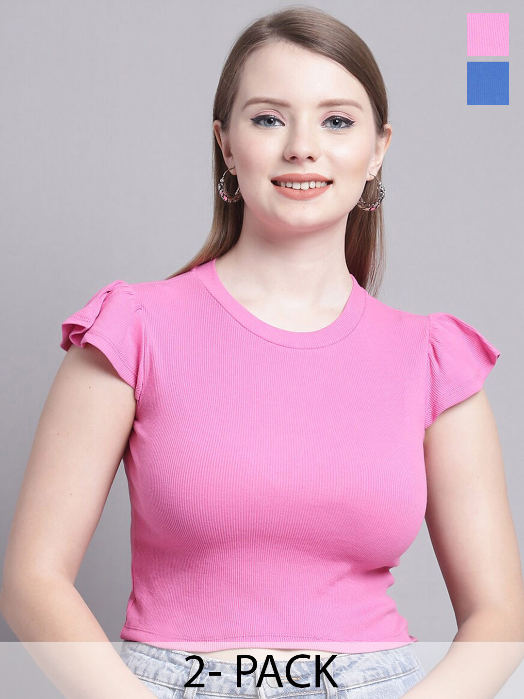Jinfo Pack of 2 Crop Top
