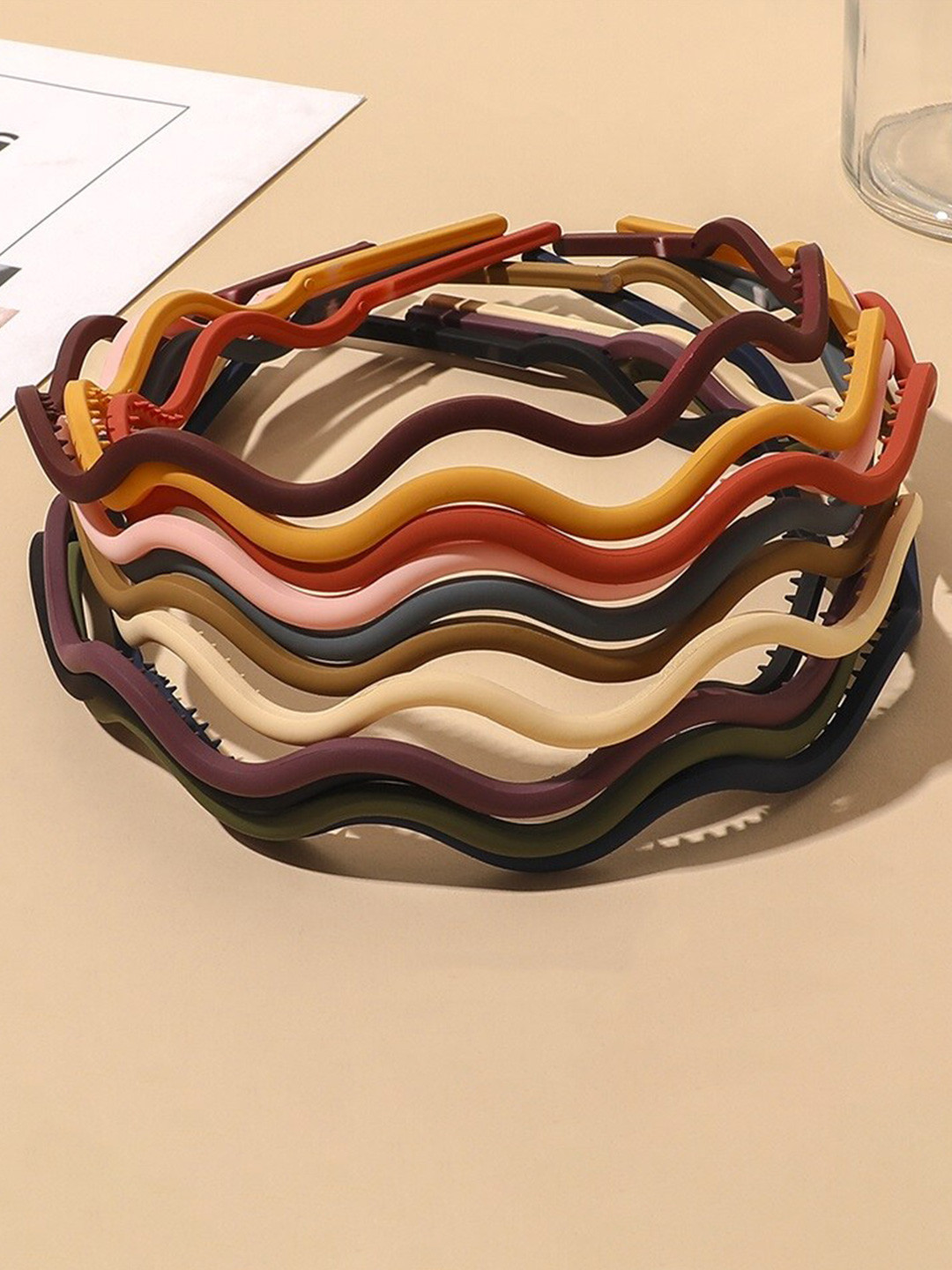 VAGHBHATT Set of 10 Zig Zag Hairband