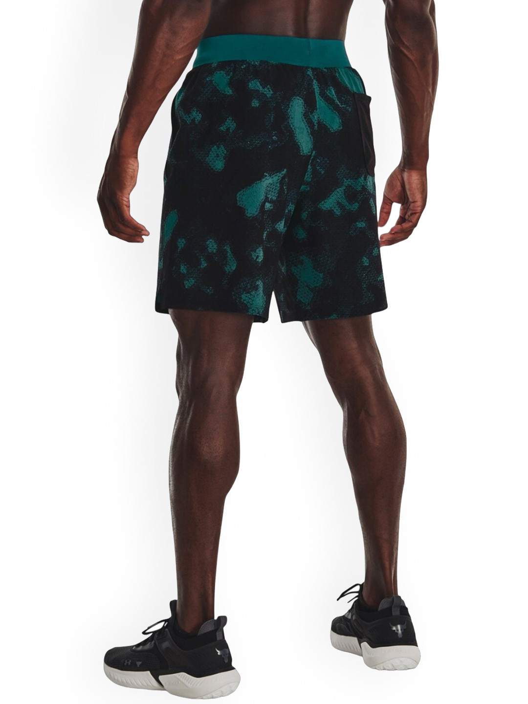 UNDER ARMOUR Men Project Rock Woven Printed Sports Shorts