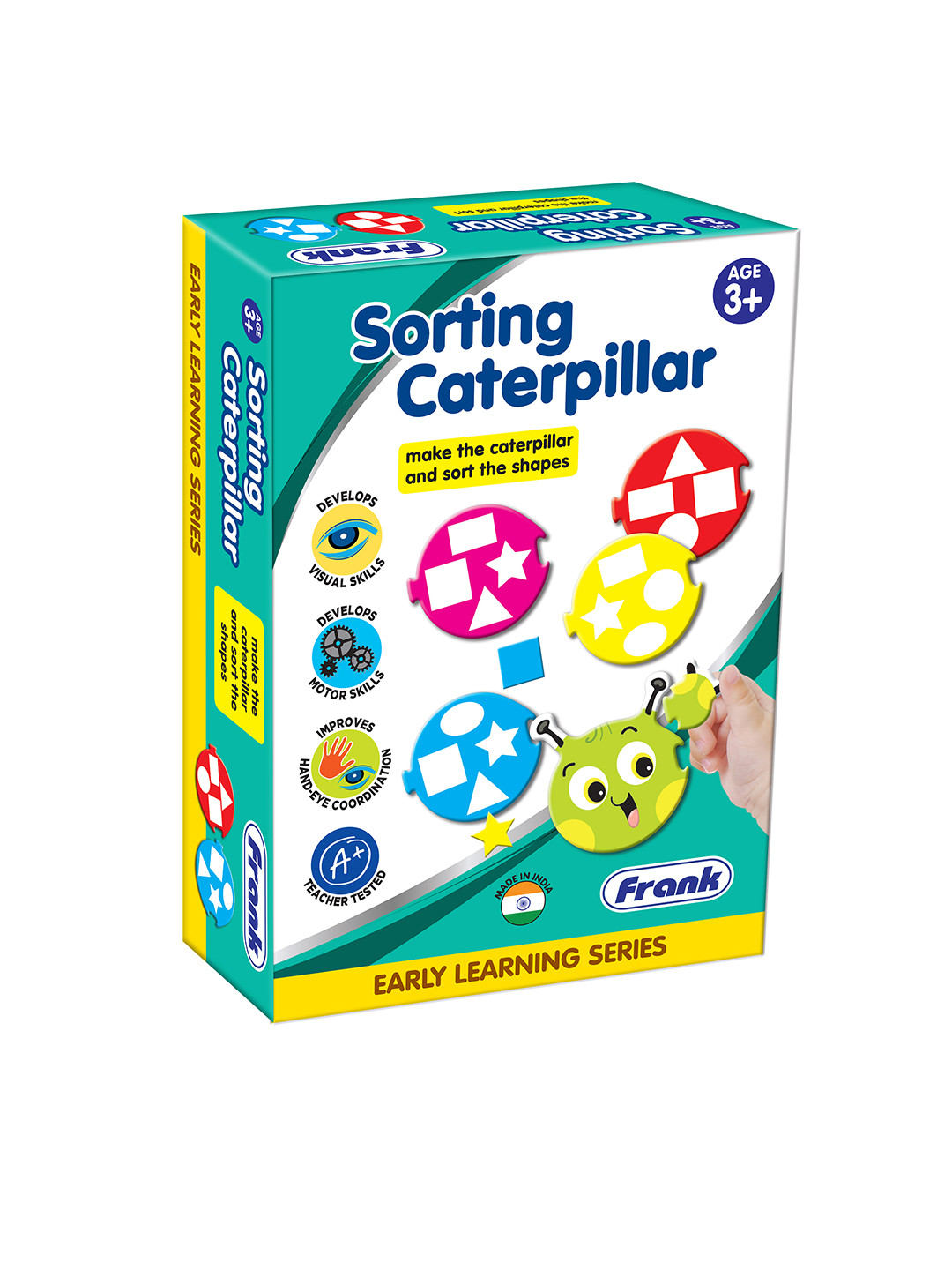 Frank Early Learning Series Sorting Caterpillar Game - 3+Years