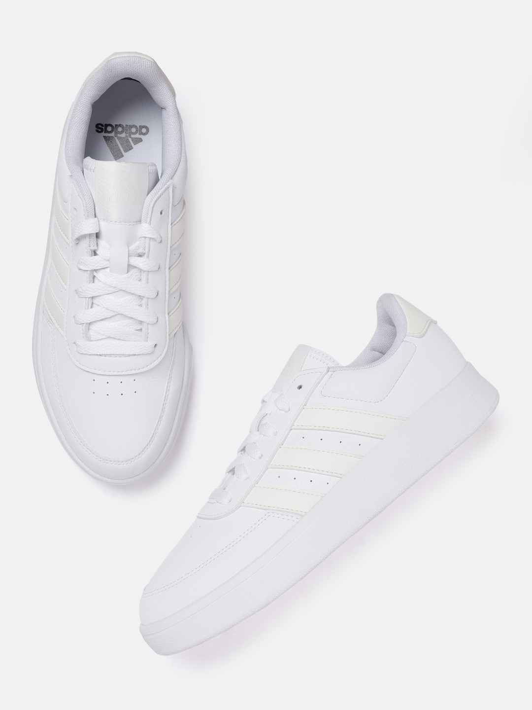 ADIDAS Men Woven Design Breaknet 3.0 Tennis Sneakers