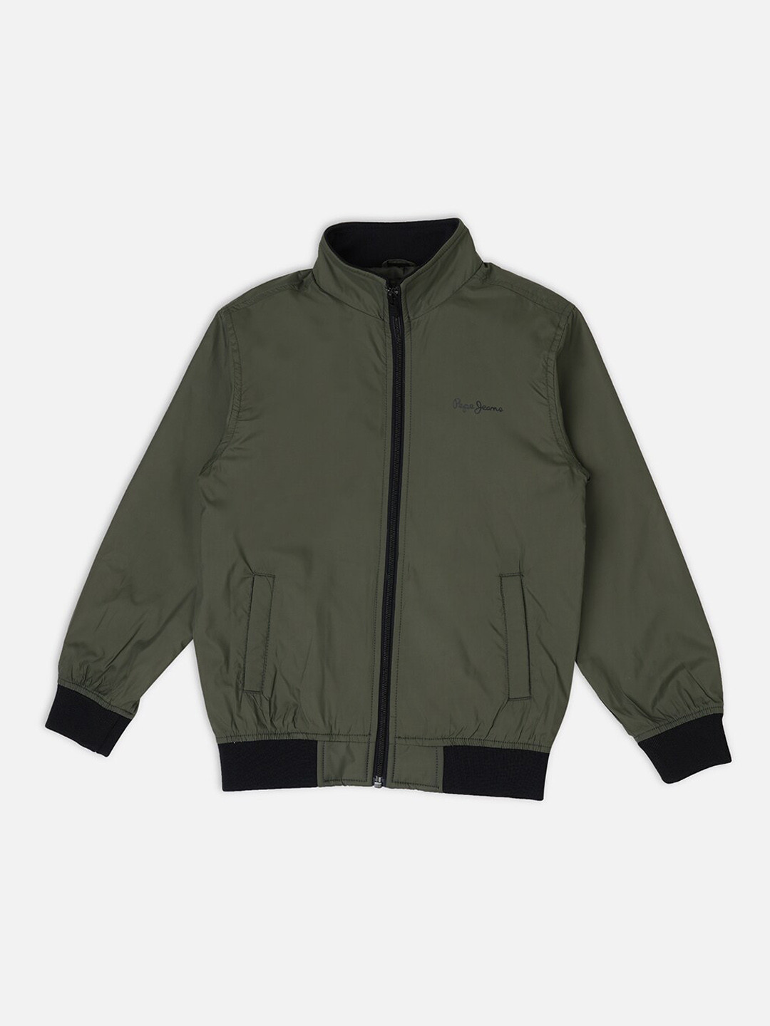 Pepe Jeans Boys Mock Collar Lightweight Padded Jacket