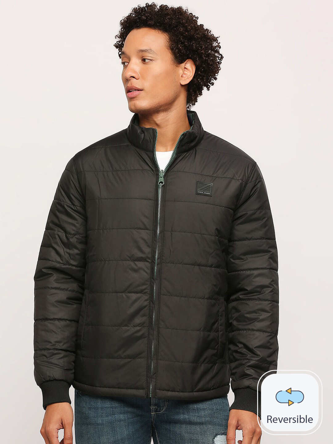 Pepe Jeans Long Sleeves Reversible Padded Jacket