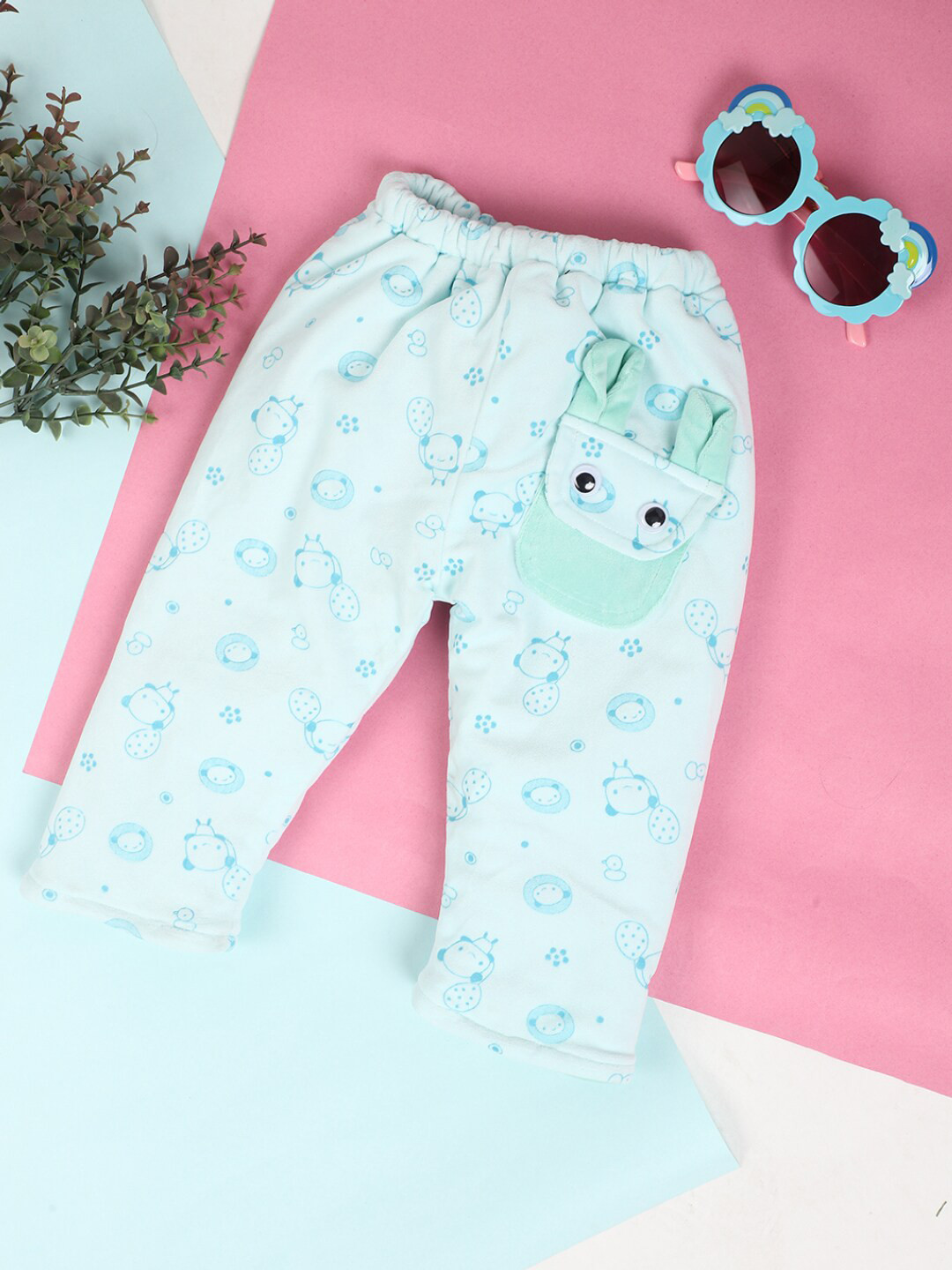V-Mart Infants Mid-Rise Printed Cotton Lounge Pants