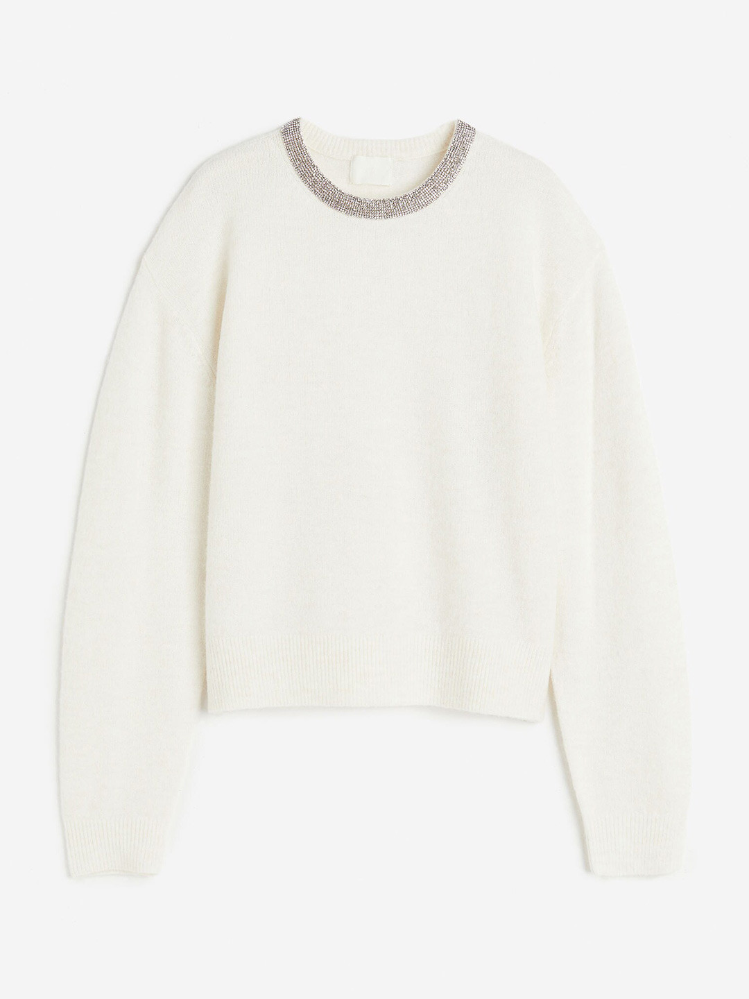 H&M Women Rhinestone Embellished Jumper