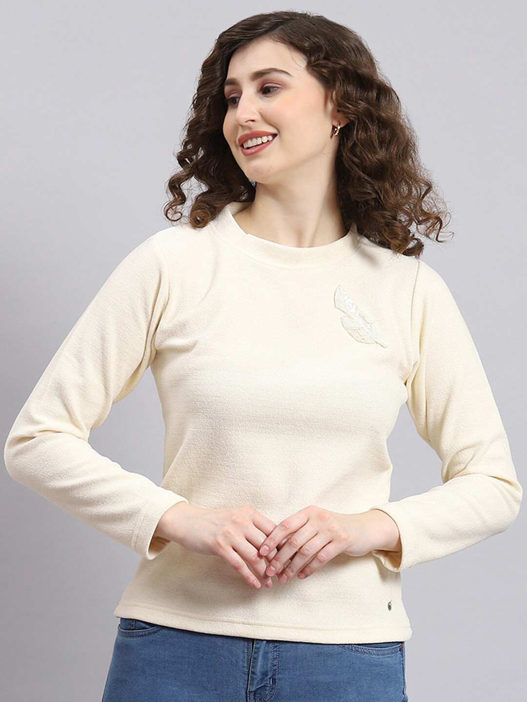 Monte Carlo Embroidered Pullover Sweater