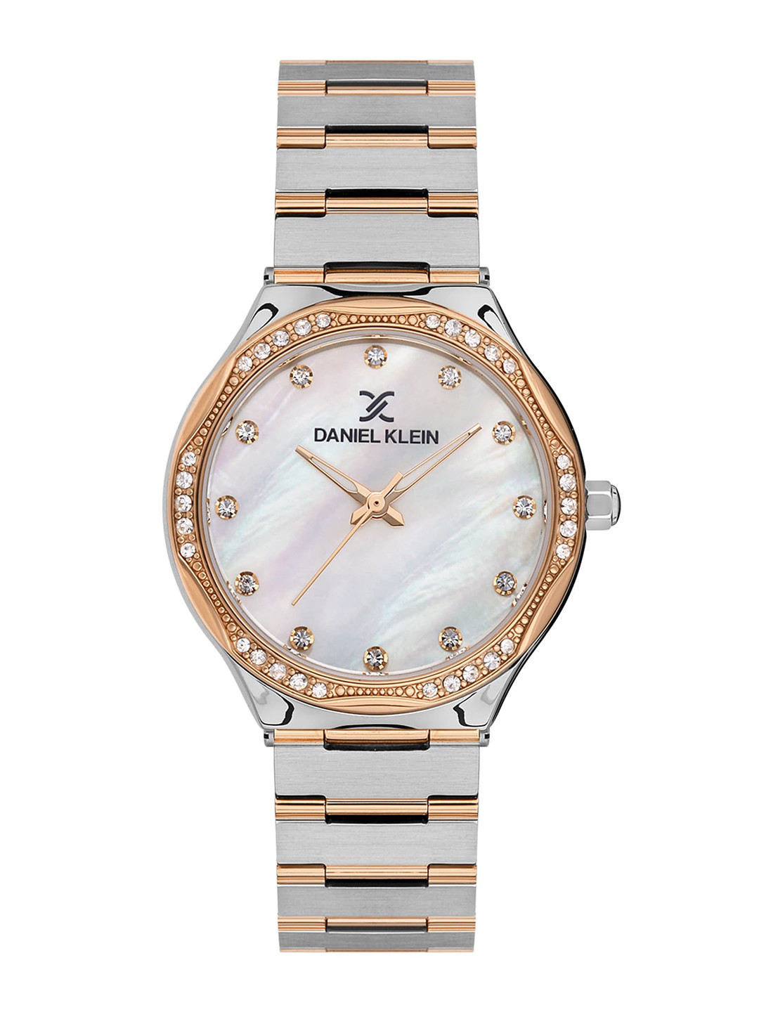 Daniel Klein Women Embellished Dial & Bracelet Style Straps Analogue Watch DK.1.13479-5