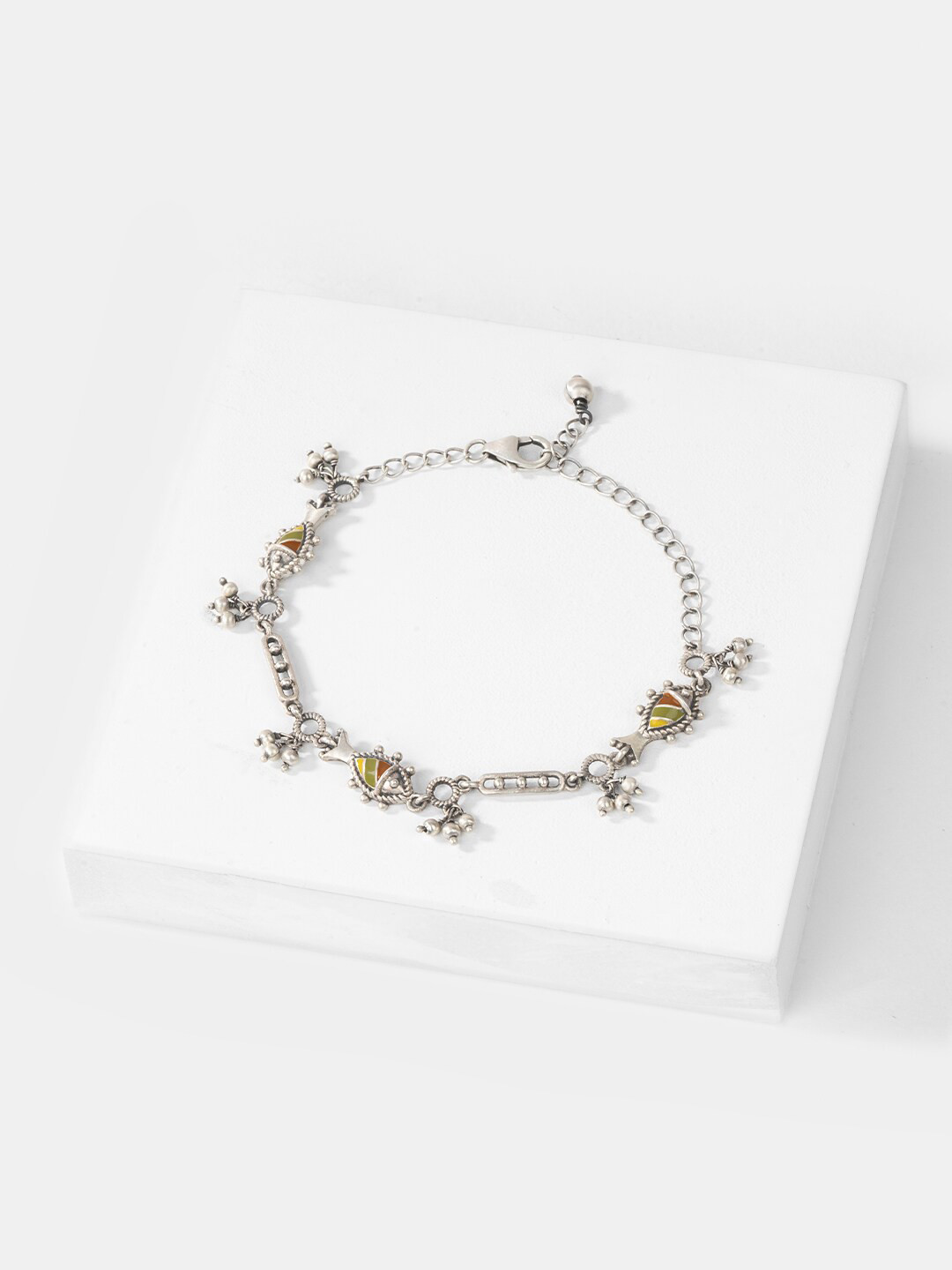 SHAYA Sterling Silver Charm Bracelet