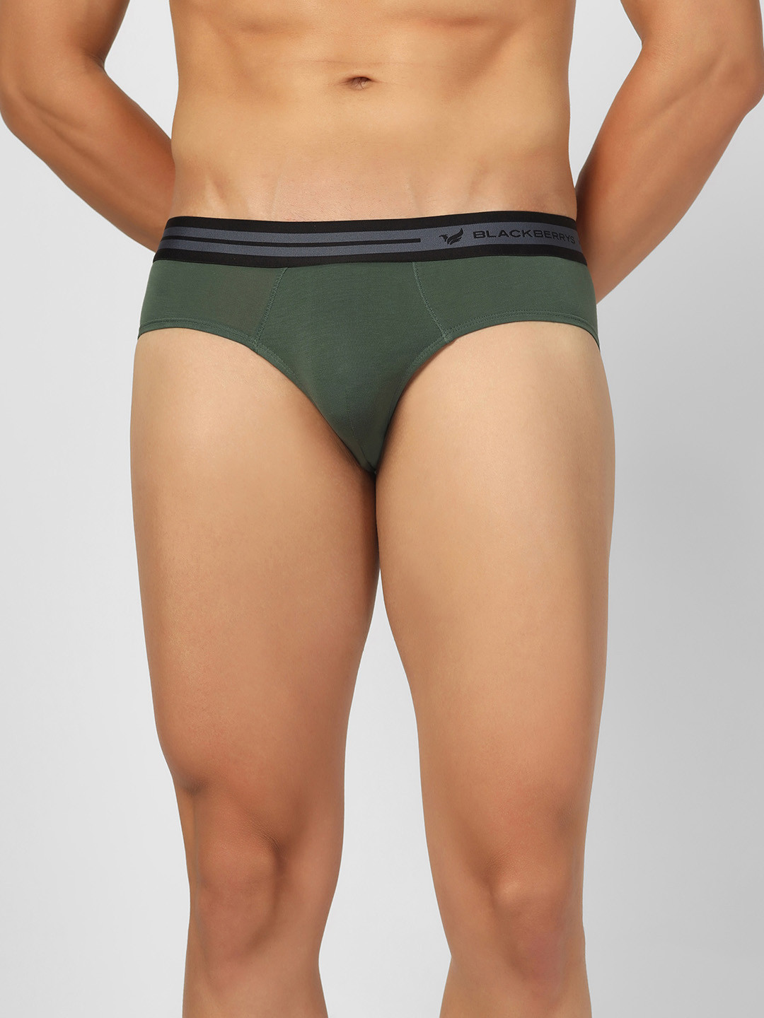 Blackberrys Mid-Rise Regular Fit Hipster Briefs IWPM0015D1JA22FA