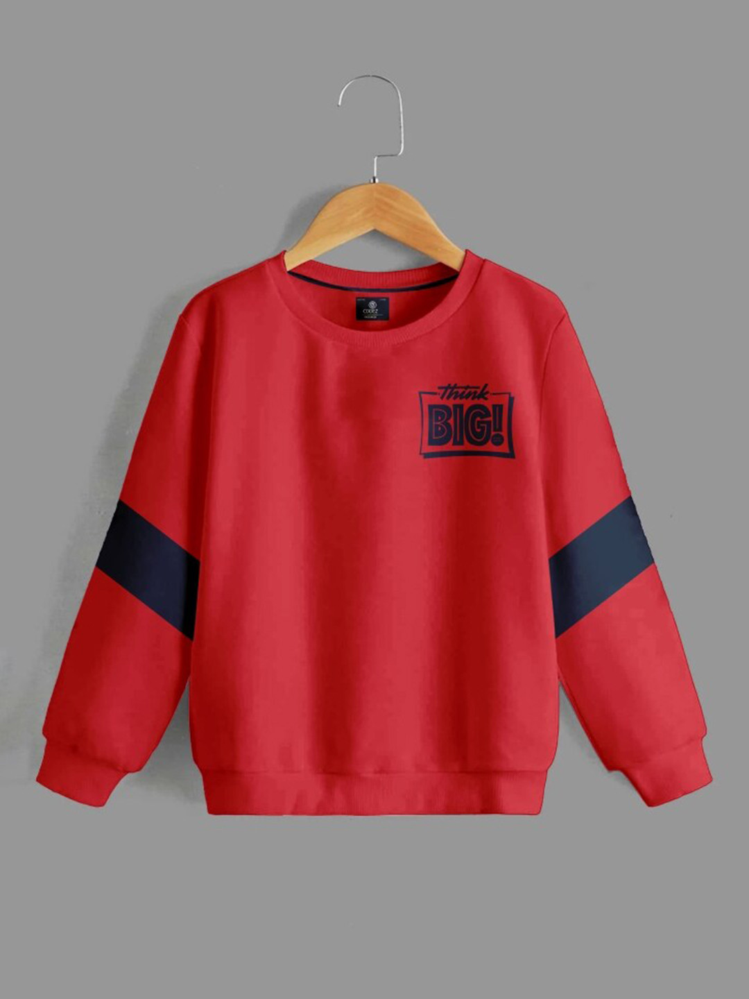 CODEZ Boys Typography Printed Sweatshirt