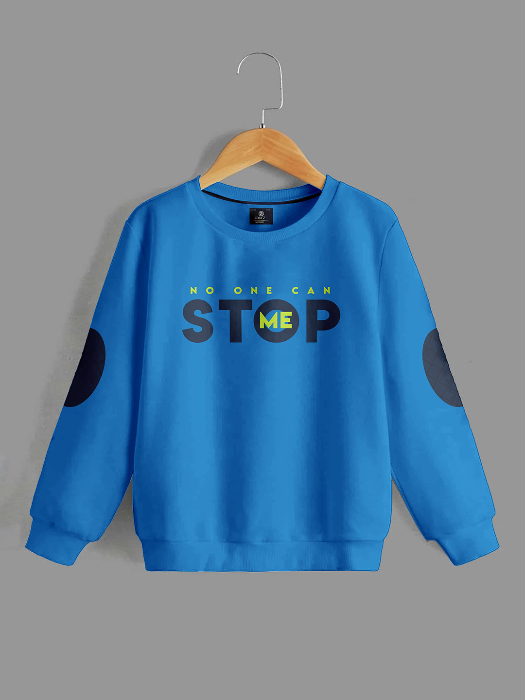 CODEZ Boys Typography Printed Cotton Sweatshirt