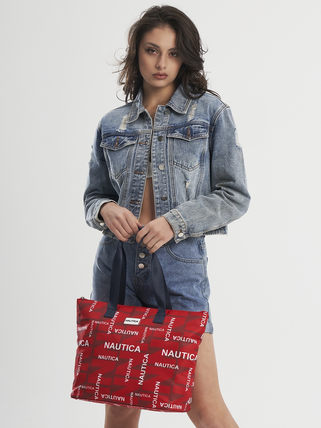 Buy Nautica Typography Printed Structured Tote Bag Handbags for Women 25646512 Myntra
