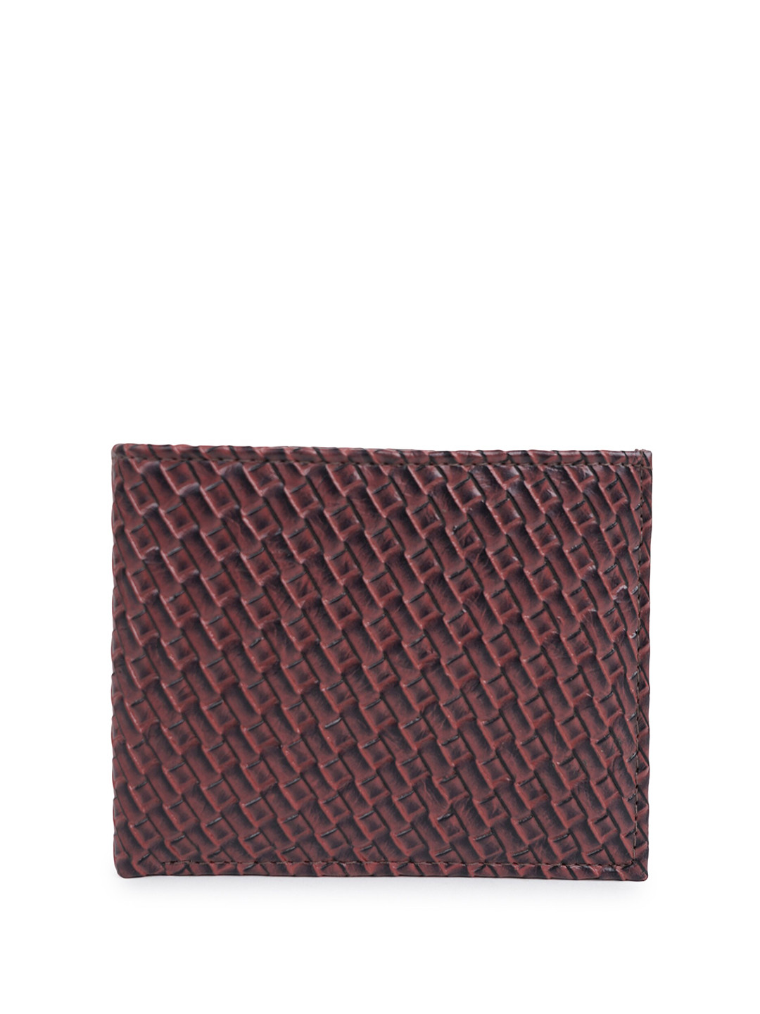 CIMONI Men Textured PU Leather Two Fold Wallet