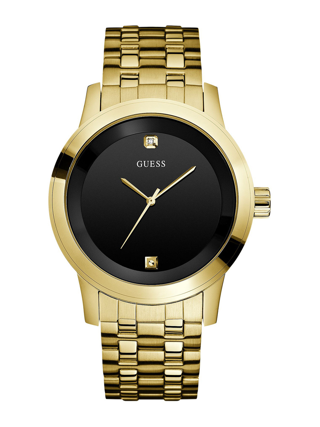 GUESS Men Stainless Steel Bracelet Style Straps Analogue Watch U11576G3M