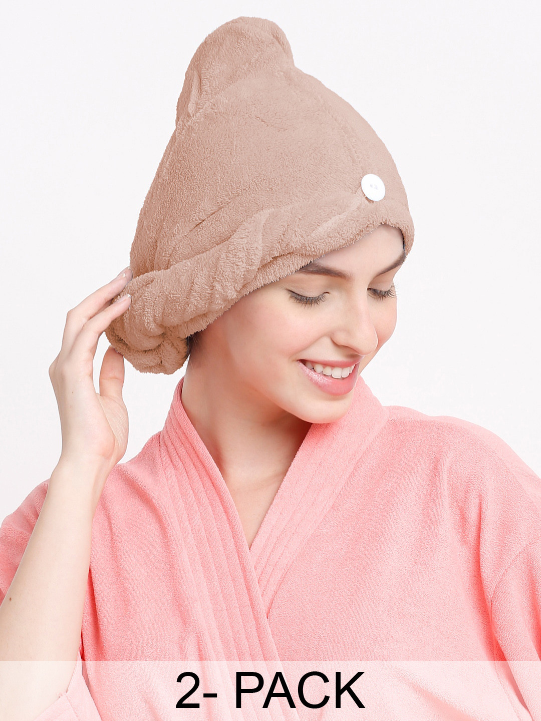 Cortina Brown Solid Microfiber 380GSM Breathable Adult Regular Bath Towel-30x11In