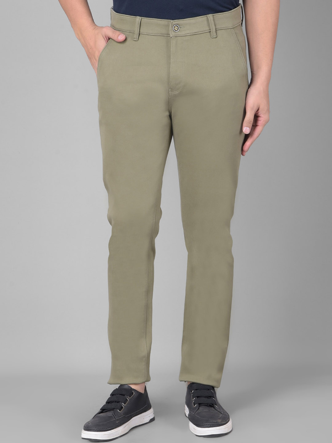 Crimsoune Club Men Original Mid Rise Slim Fit Trousers