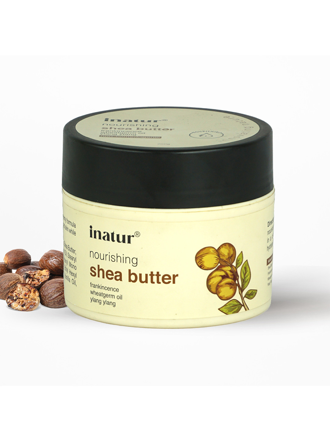 Inatur Nourishing Shea Butter for Dry Skin With Frankincence & Wheatgerm Oil - 200g