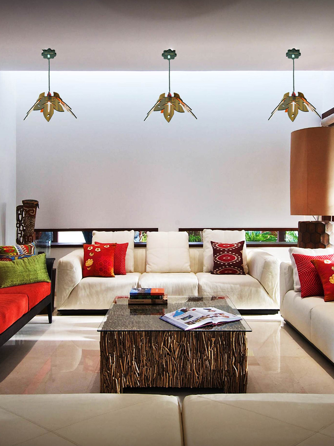 US DZIRE Brown Hanging Ceiling Lamp